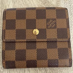 Louis Vuitton brown pattern Elise wallet